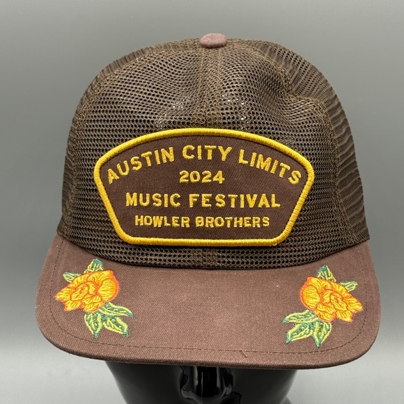 Howler Brothers Baseball Cap Austin City Limits Men's Feed Store ACL 2024 Rose